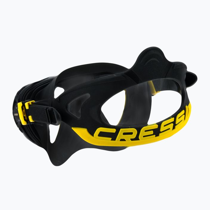 Masca de scufundare Cressi Quantum Yellow DS515010 4