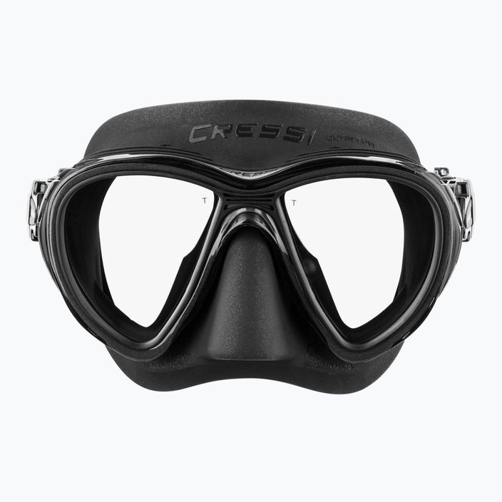 Mască de scufundări Cressi Quantum Ultravision black/silver 2