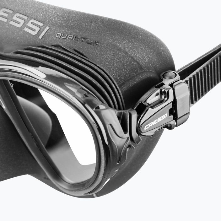 Mască de scufundări Cressi Quantum Ultravision black/silver 4