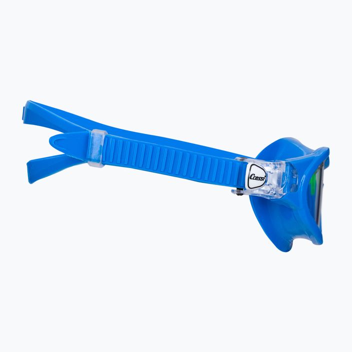 Mască de înot pentru copii Cressi Mini Cobra Albastru/Verde DE202021 5