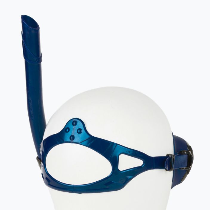 Cressi Calibro + Corsica set de snorkel mască + snorkel albastru DS434550 3