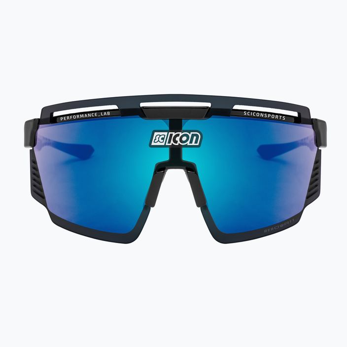 Ochelari de ciclism SCICON Aerowatt negru lucios/scnpp multimirror albastru EY37030200 3
