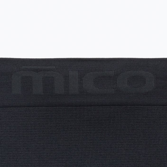 Pantaloni termici Mico Odor Zero Ionic+ Ionic+ 3/4 pentru bărbați  negru CM01454 3