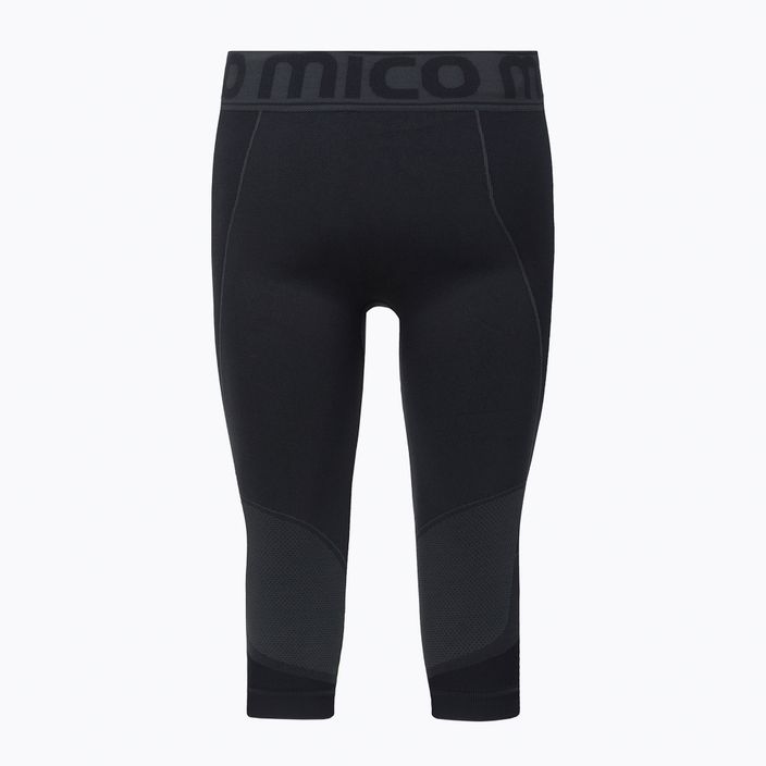 Pantaloni termici pentru bărbați Mico Warm Control 3/4 negru CM01854 2