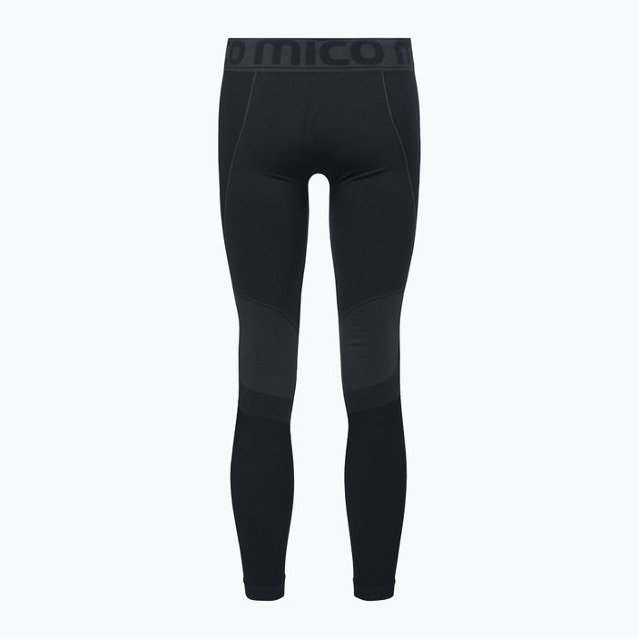 Pantaloni termici pentru bărbați Mico Warm Control negru CM01853 2