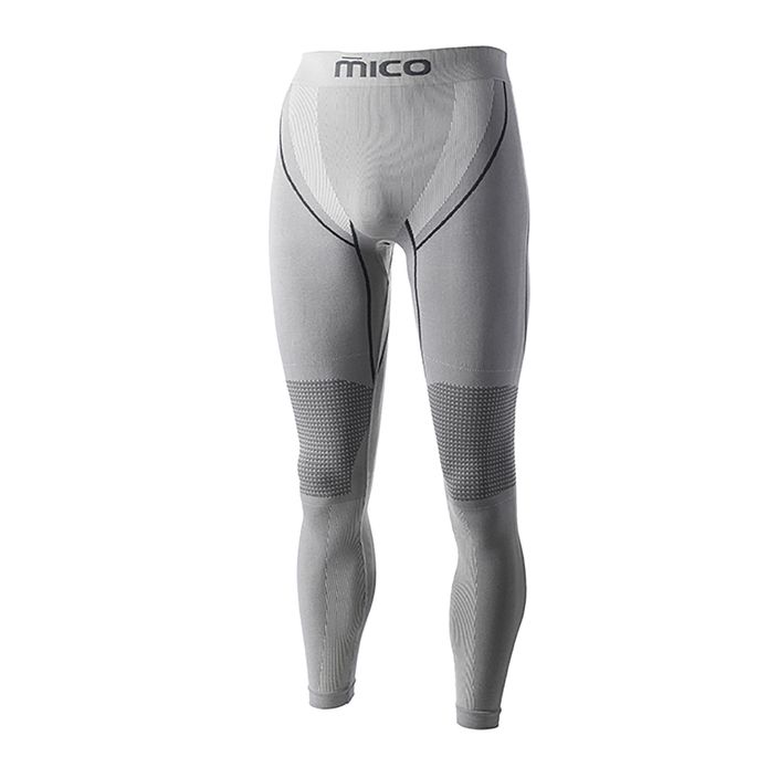 Pantaloni termici Mico Odor Zero Ionic+ pentru bărbați  gri CM01453 2