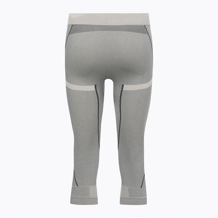 Pantaloni termici Mico Odor Zero Ionic+ 3/4 gri pentru bărbați CM01454 2