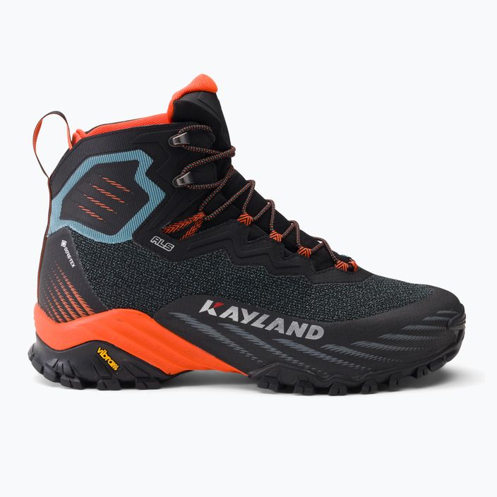 Cizme de trekking Kayland Duke Mid GTX pentru bărbați 018022490 negru/portocaliu 2