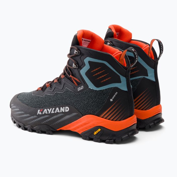 Cizme de trekking Kayland Duke Mid GTX pentru bărbați 018022490 negru/portocaliu 3