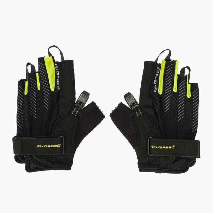 Mănuși de nordic walking GABEL NCS Short negru-galbene 2