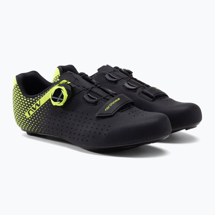 Pantofi de ciclism pentru bărbați Northwave Core Plus 2 negru/galben 80211012 5