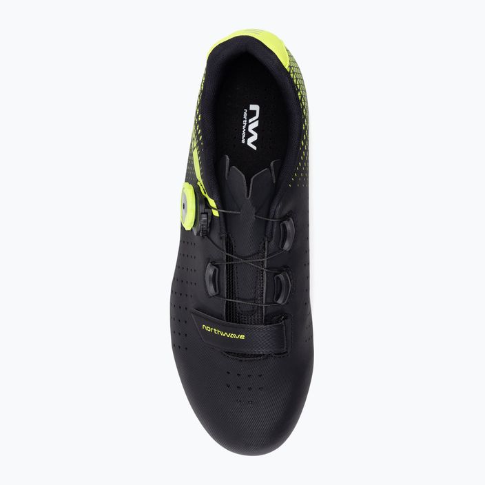 Pantofi de ciclism pentru bărbați Northwave Core Plus 2 negru/galben 80211012 6