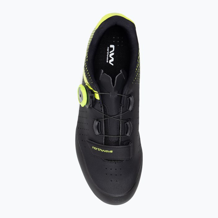 Northwave Origin Plus 2 pantofi de ciclism pentru bărbați negru/galben 80212005 6