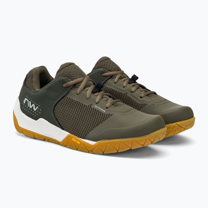 Northwave pantofi de ciclism pentru bărbați cu platformă Multicross verde 80223014 4