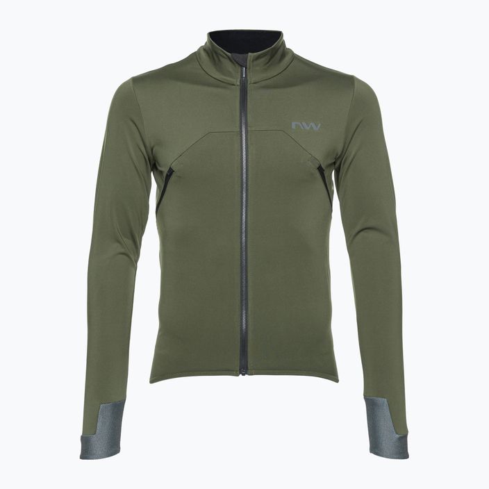 Jachetă de ciclism Northwave Extreme H20 verde pădure pentru bărbați