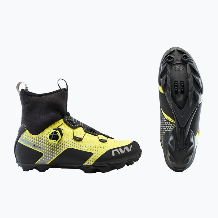 Pantofi de ciclism MTB pentru bărbați Northwave CeLSius XC ARC. GTX galben 80204037 12
