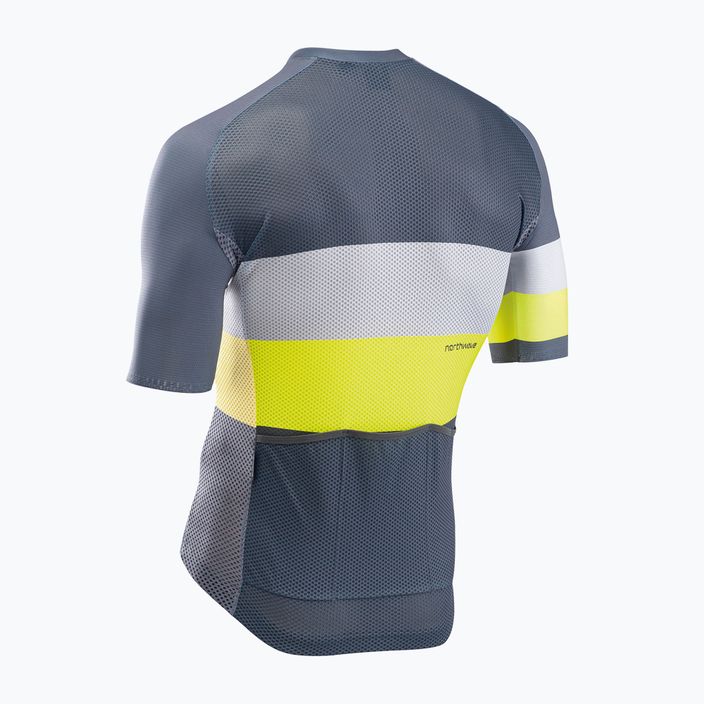 Tricou de ciclism pentru bărbați Northwave Blade Air gri-galben 89221014 2