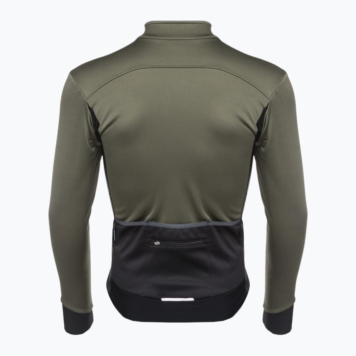 Jachetă de ciclism Northwave Reload SP pentru bărbați negru / verde pădure 2