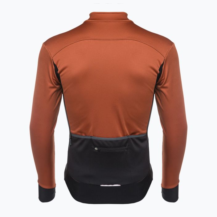 Jachetă de ciclism Northwave Reload SP pentru bărbați negru / scorțișoară 2