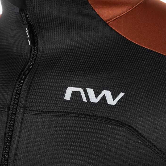 Jachetă de ciclism Northwave Reload SP pentru bărbați negru / scorțișoară 3