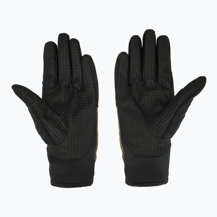 Mănuși de ciclism Northwave Winter Active pentru bărbați, verde pădure/negru 2