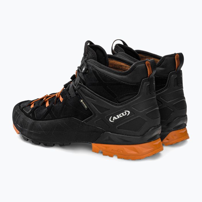 AKU Rock Dfs Mid GTX bărbați cizme de trekking negru-portocaliu 718-108 3