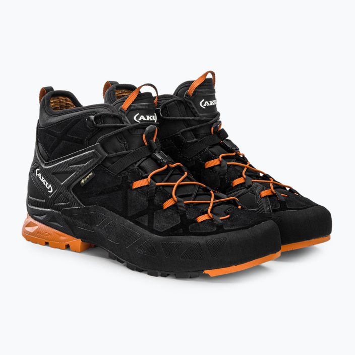 AKU Rock Dfs Mid GTX bărbați cizme de trekking negru-portocaliu 718-108 4