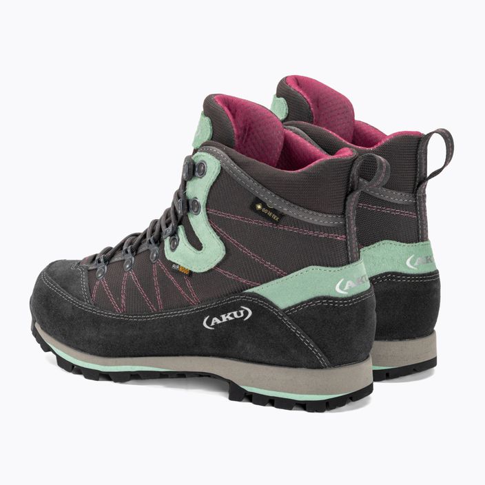 AKU Trekker Lite III GTX gri/aquamarine cizme de trekking pentru femei 3