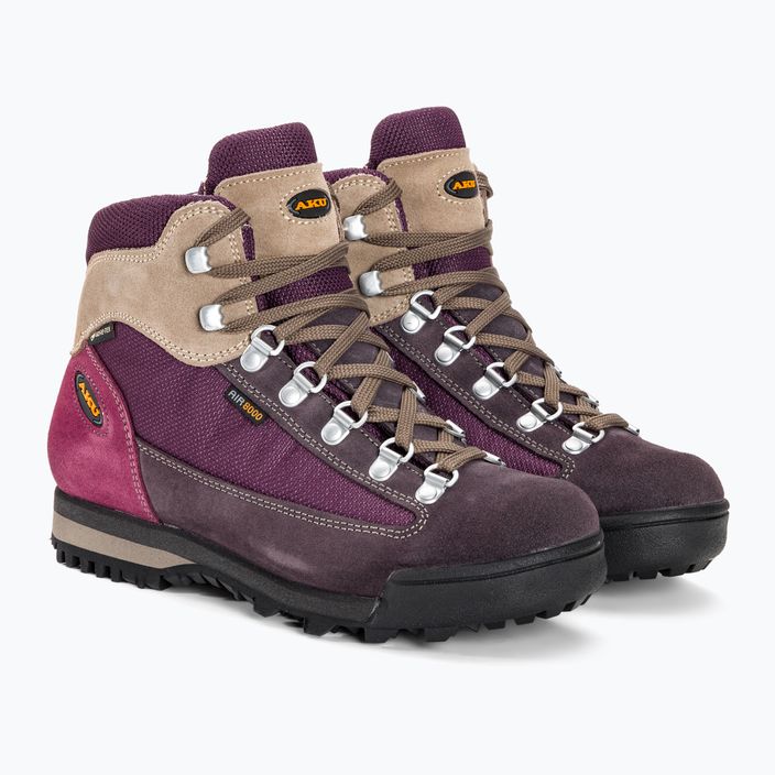 Cizme de trekking pentru femei AKU Ultra Light Original GTX burgundy/violet 4