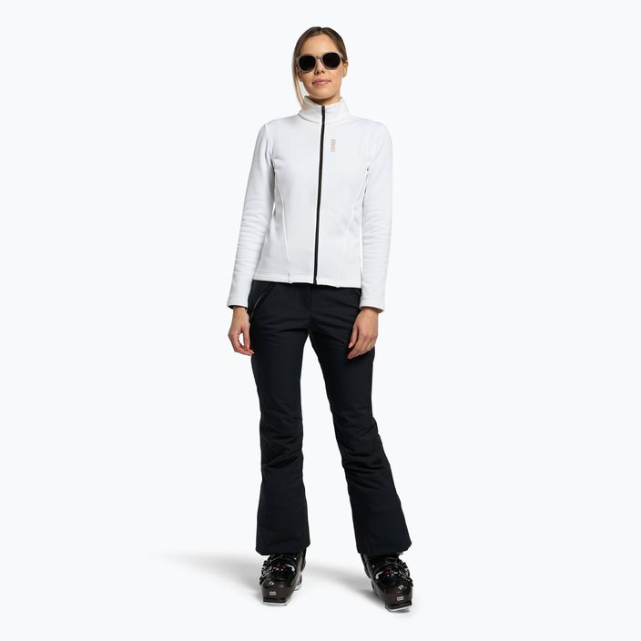 Tricou de femei Colmar fleece alb 9335-5WU 2