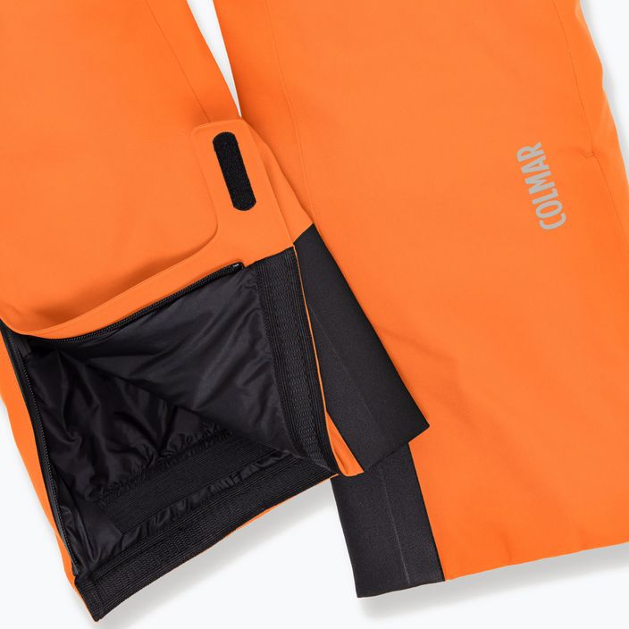 Pantaloni de schi Colmar Sapporo-Rec pentru bărbați, portocaliu-maro 8