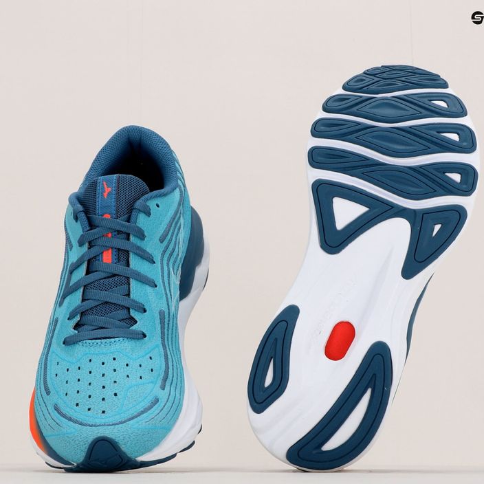 Pantofi de alergare pentru bărbați Mizuno Wave Skyrise 4 albastru J1GC230901 10