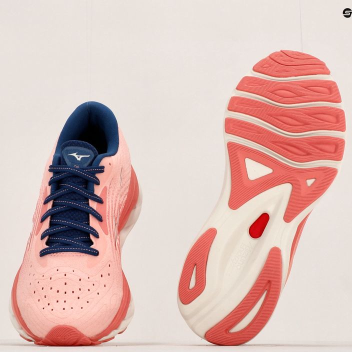 Pantofi de alergare pentru femei Mizuno Wave Sky 6 roz J1GD220273 13