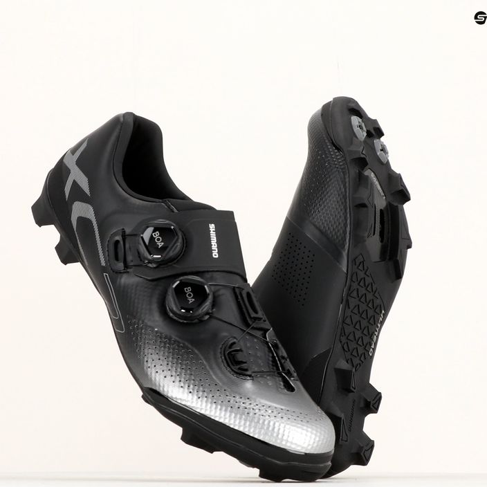 Shimano SH-XC702 pantofi de ciclism pentru bărbați MTB negru ESHXC702MCL01S45000 16