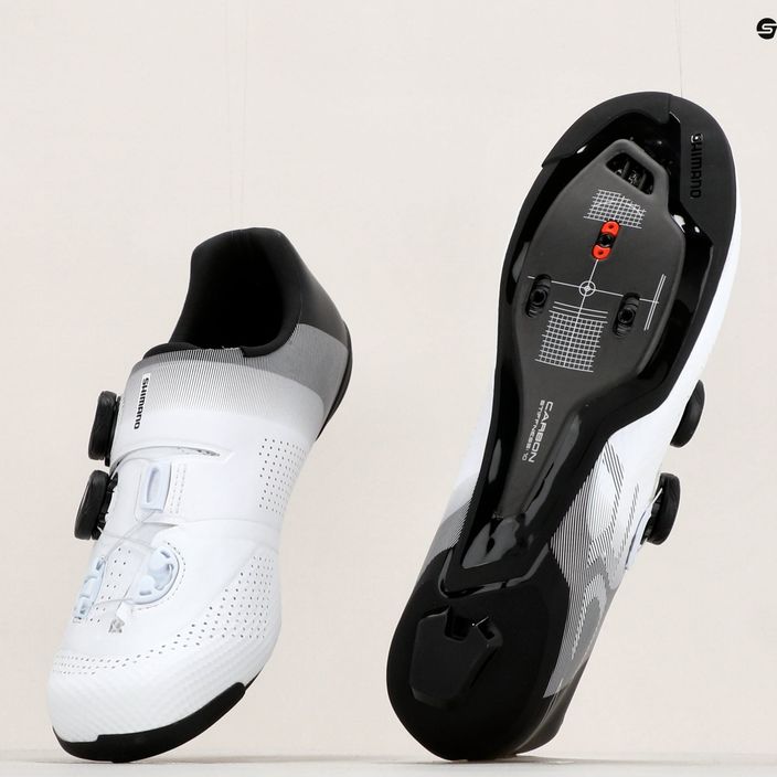 Shimano SH-RC702 pantofi de ciclism pentru bărbați, alb ESHRC702MCW01S47000 17