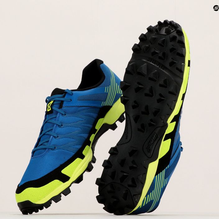Pantofi de alergare pentru bărbați Inov-8 Mudclaw 300 albastru/galben 000770-BLYW 19