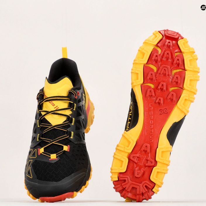 La Sportiva Bushido II pantofi de alergare pentru bărbați negru/galben 36S999100 19