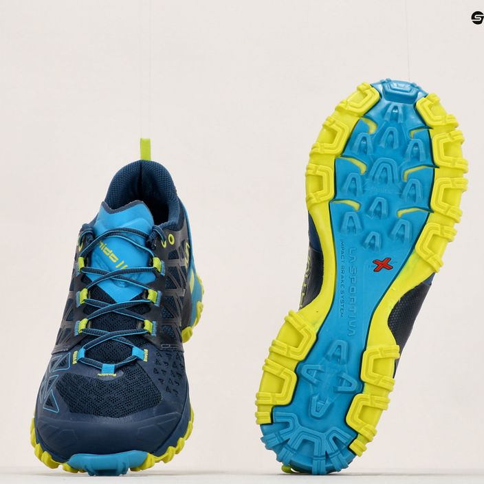 Pantofi de alergare La Sportiva Bushido II albastru/galben pentru bărbați 36S618705 19