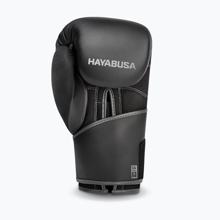 Hayabusa S4 Mănuși de box din piele negru S4LBG 3