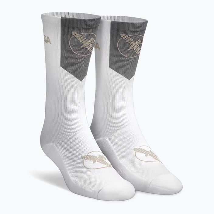 Șosete pentru bărbați Hayabusa Pro Boxing Socks white/grey