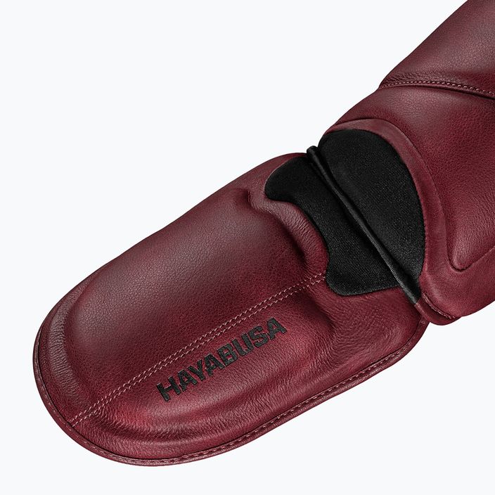 Apărători de tibie și picioare Hayabusa T3 LX Shin Guards burgundy 3