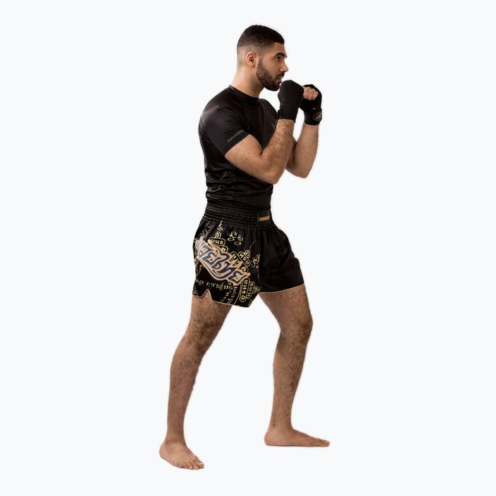 Pantaloni scurți de antrenament pentru bărbați Hayabusa Falcon Muay Thai black 4