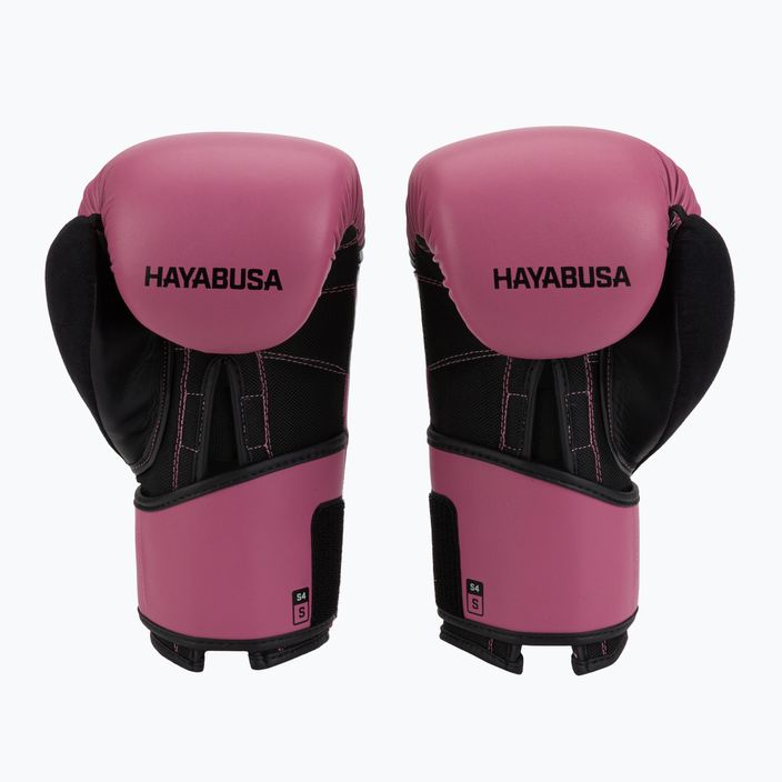 Mănuși de box Hayabusa S4 roz/negru S4BG 2