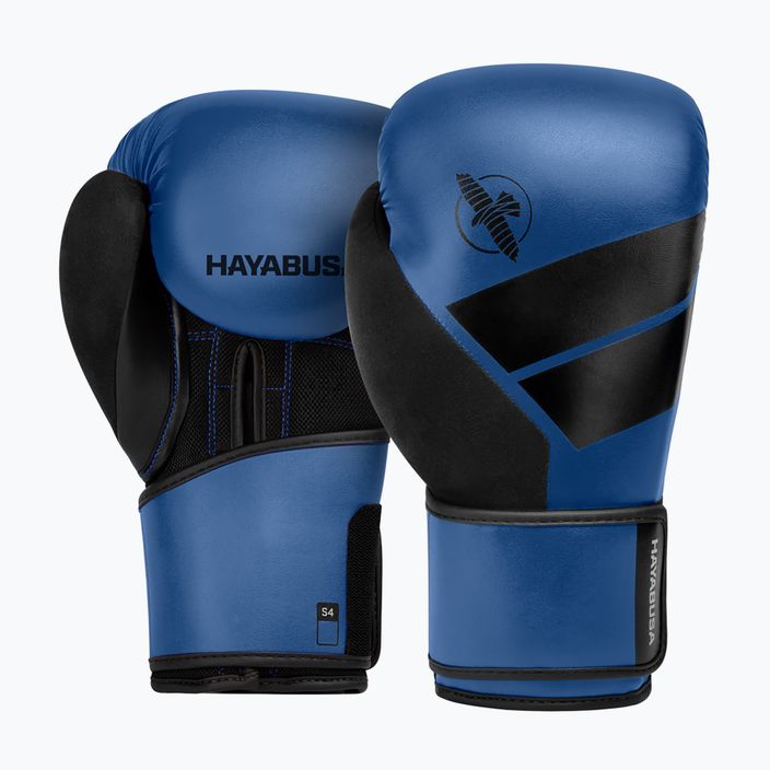 Hayabusa S4 albastru/negru mănuși de box S4BG 7
