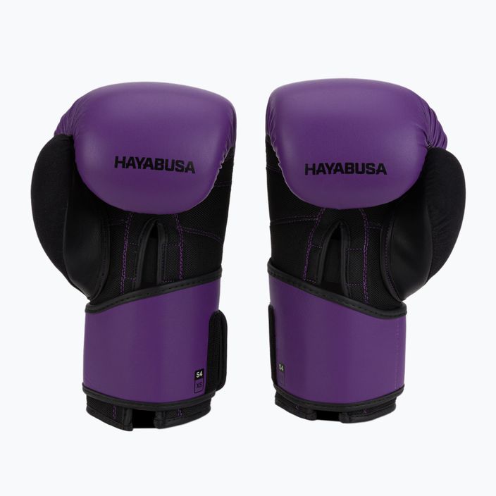 Hayabusa S4 mov/negru mănuși de box S4BG 2