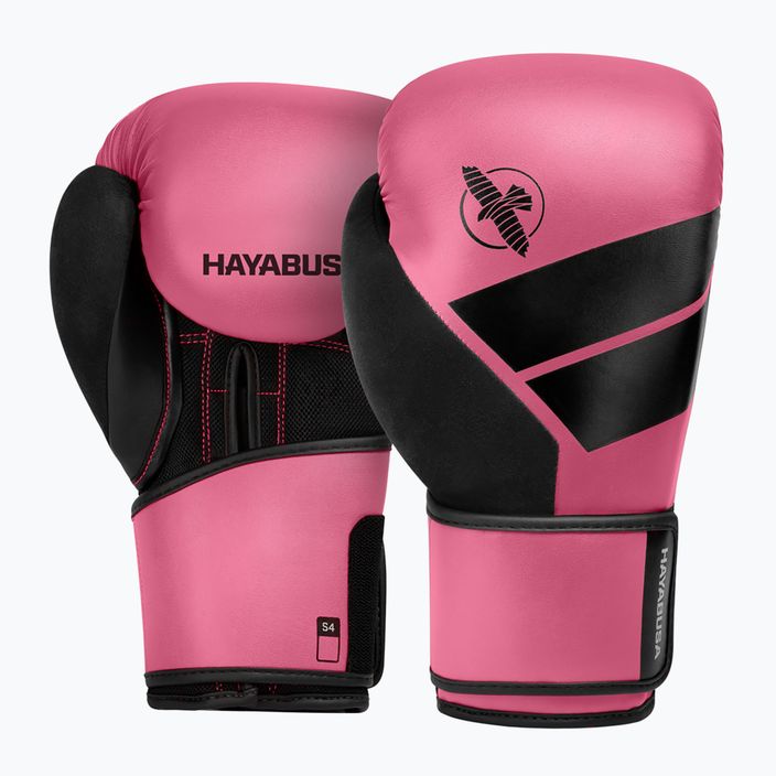 Mănuși de box Hayabusa S4 roz/negru S4BG 6