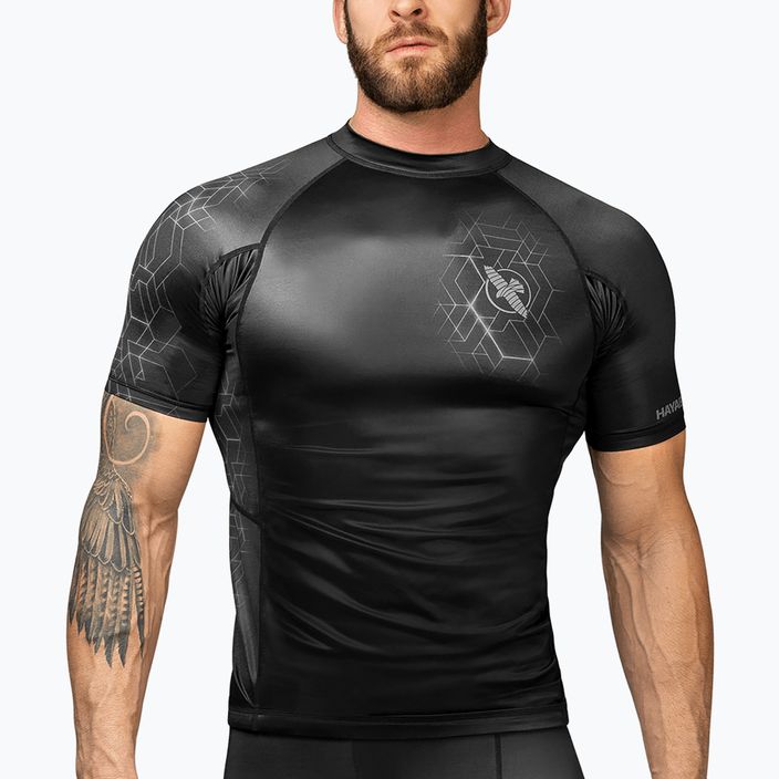 Rashguard pentru bărbați  Hayabusa Geo Rashguard Shortsleeve grey