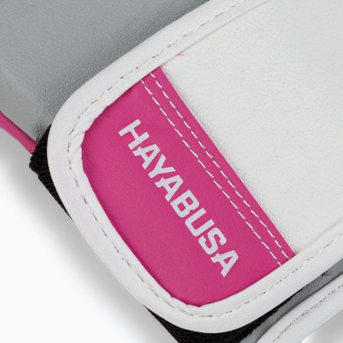 Hayabusa T3 mănuși de box alb și roz T314G 6