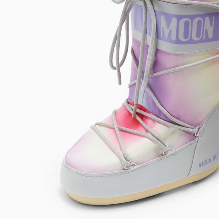Ghete pentru femei Moon Boot Icon Tie Dye glacier grey 9