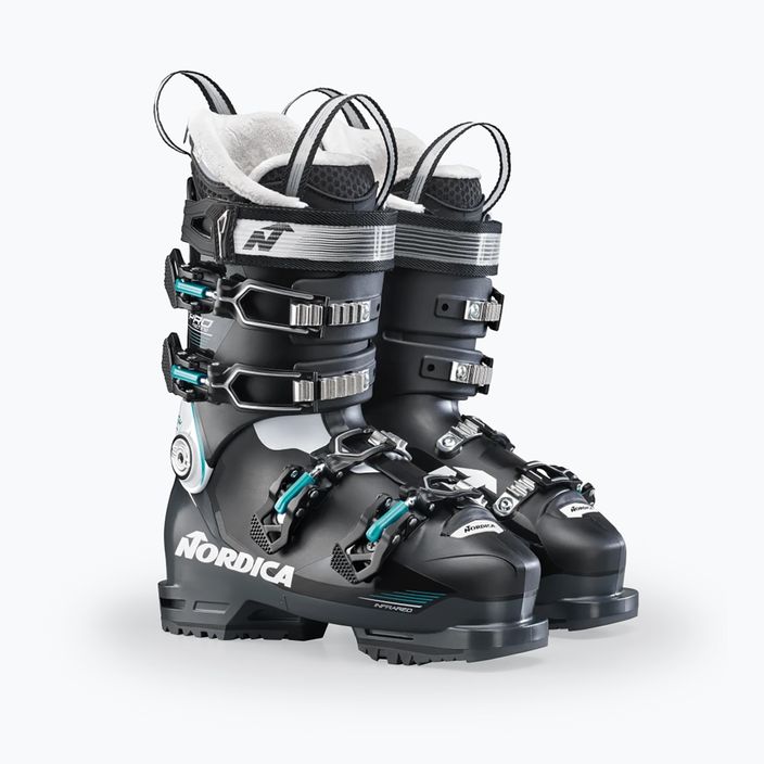 Încălțăminte de schi pentru femei Nordica Pro Machine 85 W GW black/white/green 6